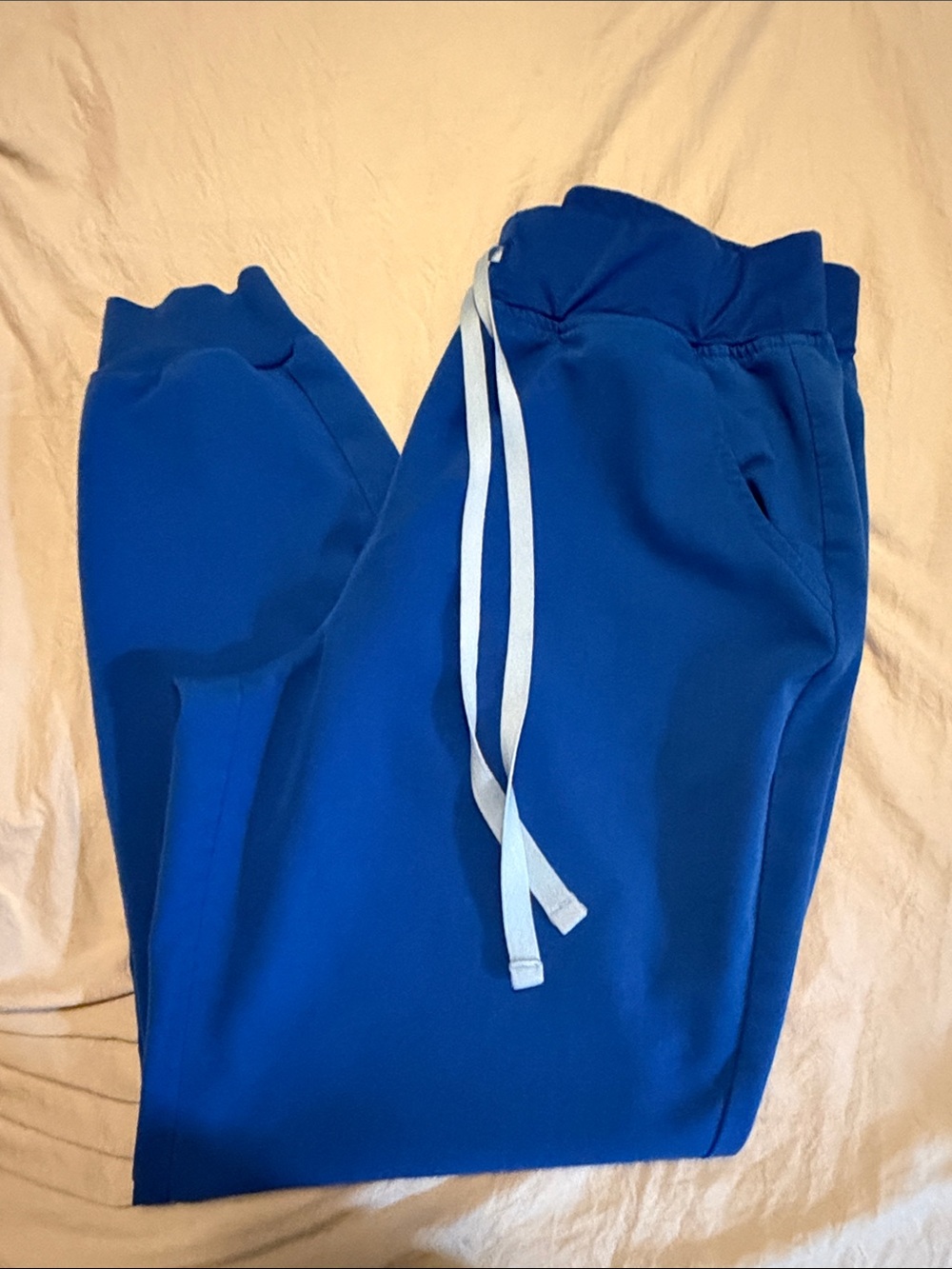 Figs Royal Blue Joggers | Medium Petite